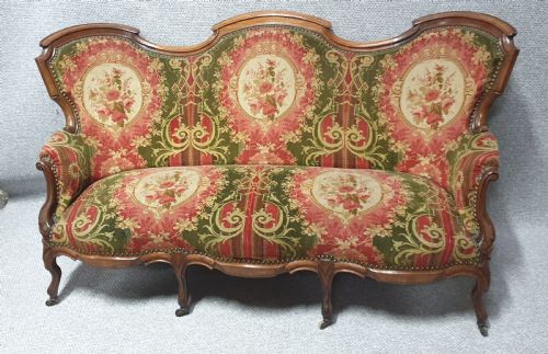 Original Victorian  Mahogany Sofa