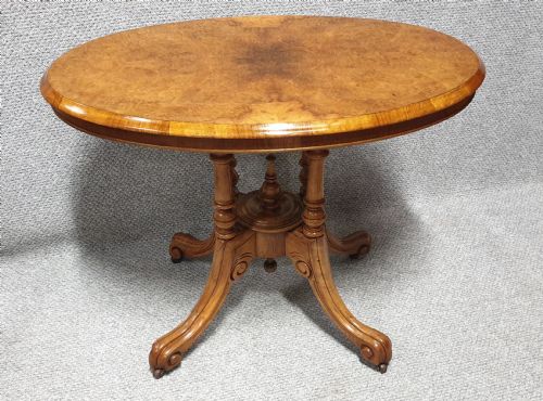 Excellent Quality Burr Walnut Occasional Table