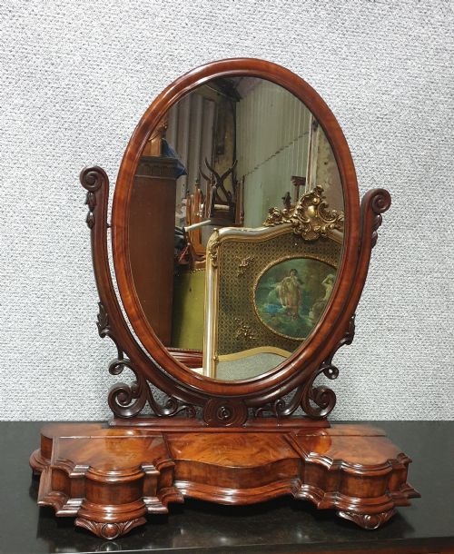 Victorian Mahogany Dressing Table Mirror