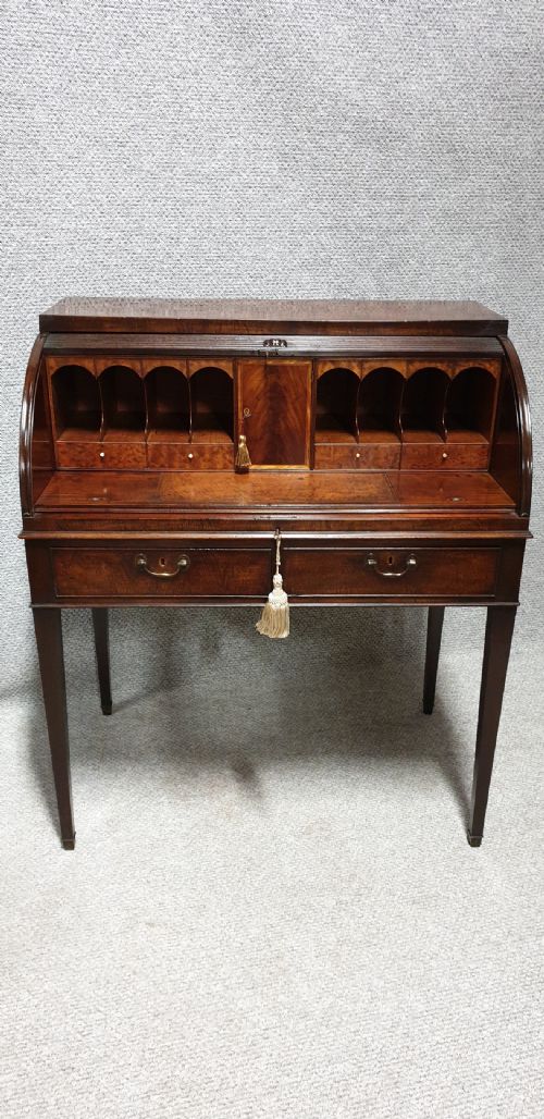Quality Georgian Tambour Bureau