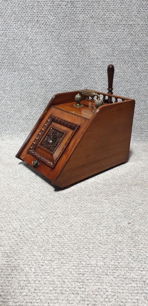 Fab Mahogany Coal Bin Perdonium