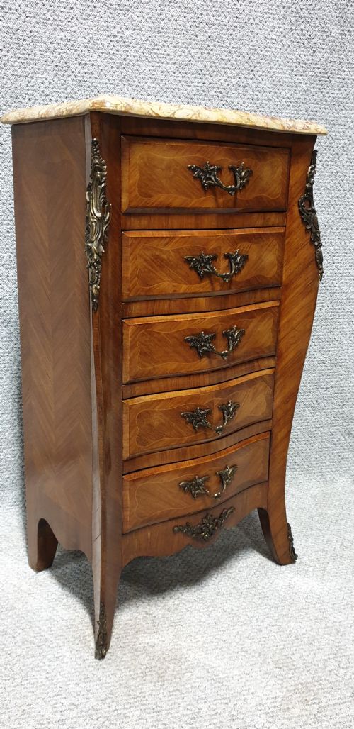 French Five Drawer Chest of Drawers
