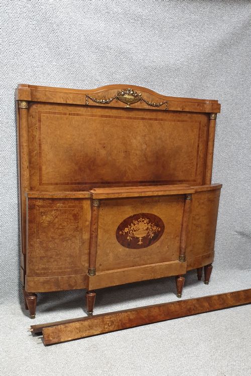 Fab Burr Walnut French Double Bed