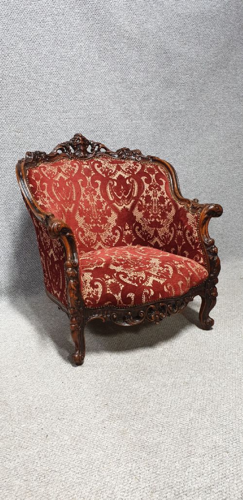 Superb Carved Armchair