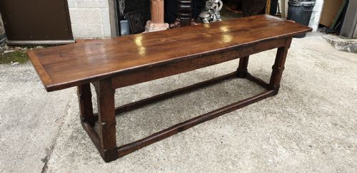 Outstanding C17th Oak  Refrectory Table