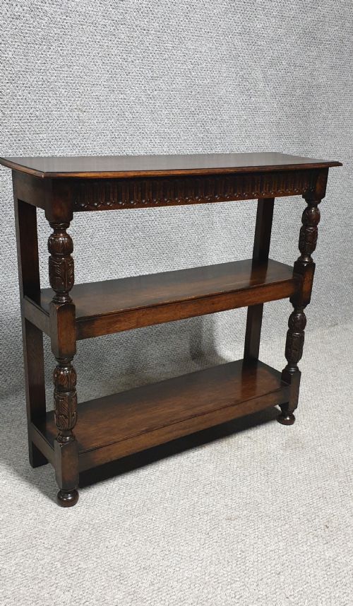 Very Nice Oak Open Bookcase
