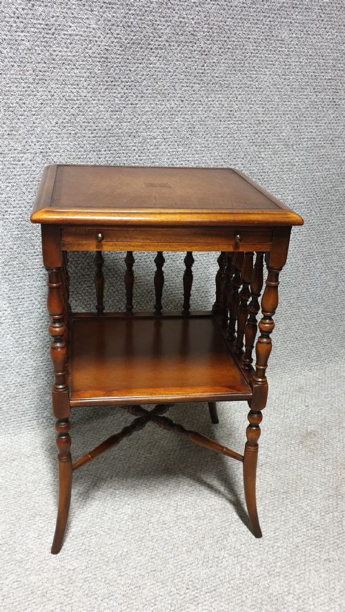 Leather Topped Mahogany  Table