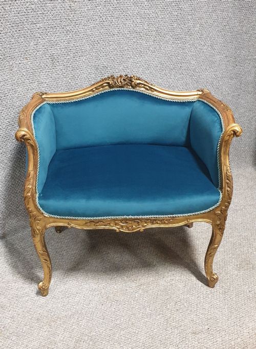 French Gilt Window Seat