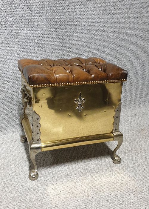 Brass Log Box