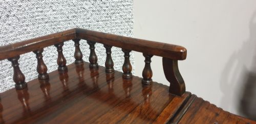 SUPERB REGENCY ROSEWOOD DAVENPORT DESK - ADDITIONAL PHOTO 7
