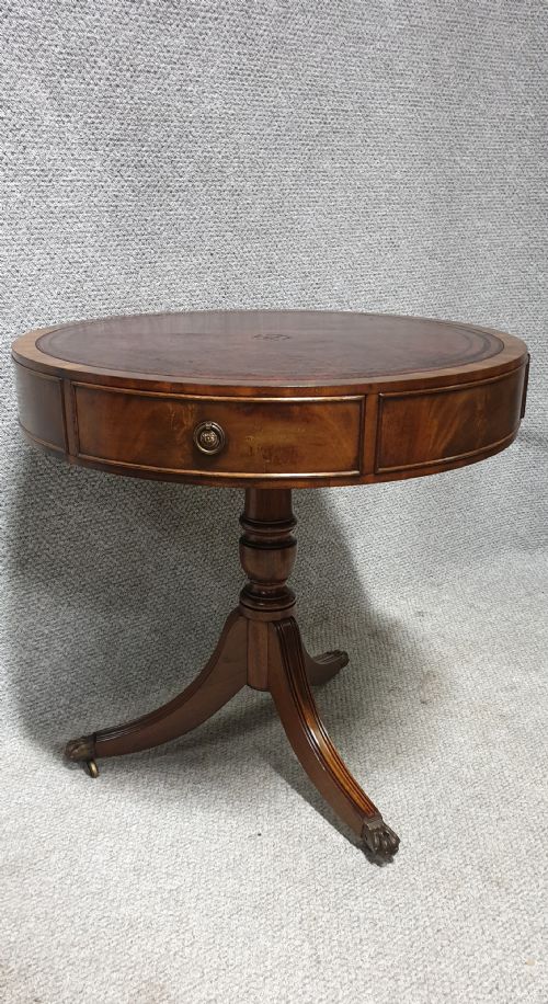 Mahogany Drum Table