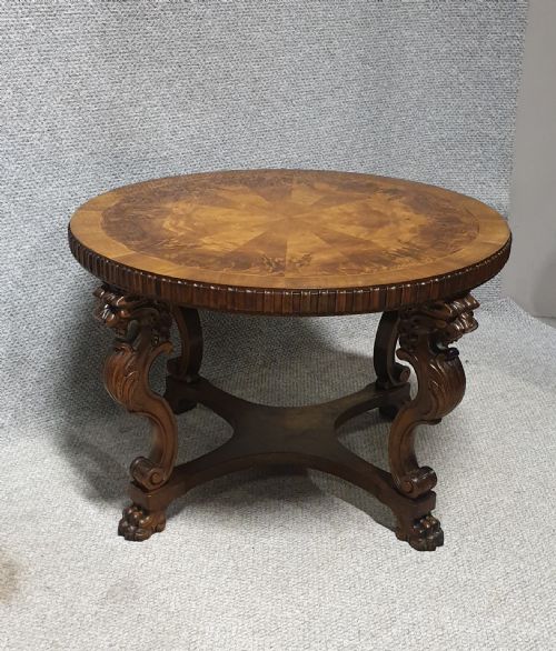 Superb Burr Walnut Coffee Table