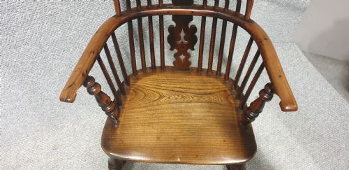 YEW WOOD WINDSOR CHAIR - ADDITIONAL PHOTO 2