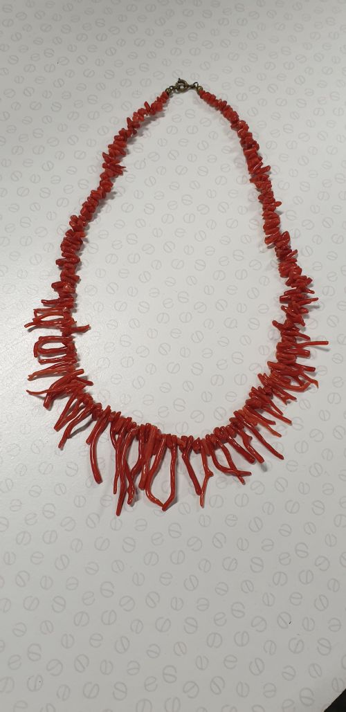 Victorian Coral Necklace