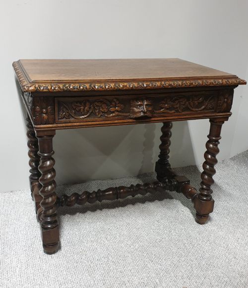 Oak Green Man  Desk