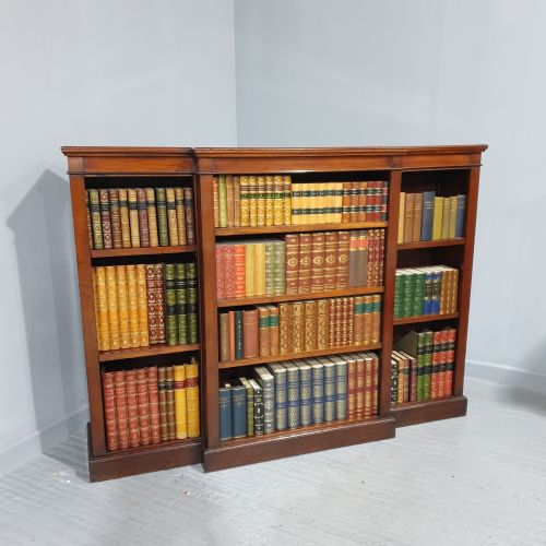 fig 1. Mahogany Open Adjustable Bookcase