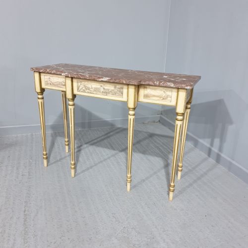 Excellent French Breakfront Console Table