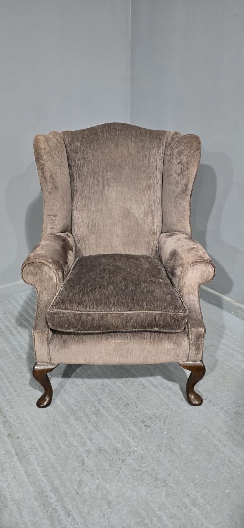 fig 1. Very Good Georgian Wing Armchair