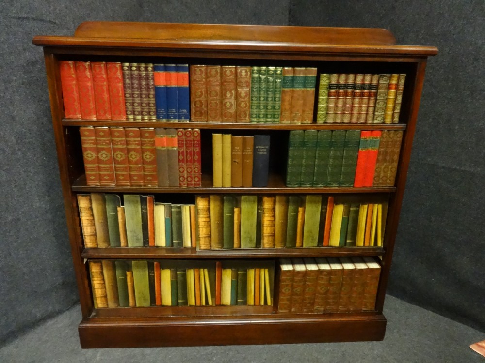 Very Good Walnut Adjustable Open Library Bookcase View II