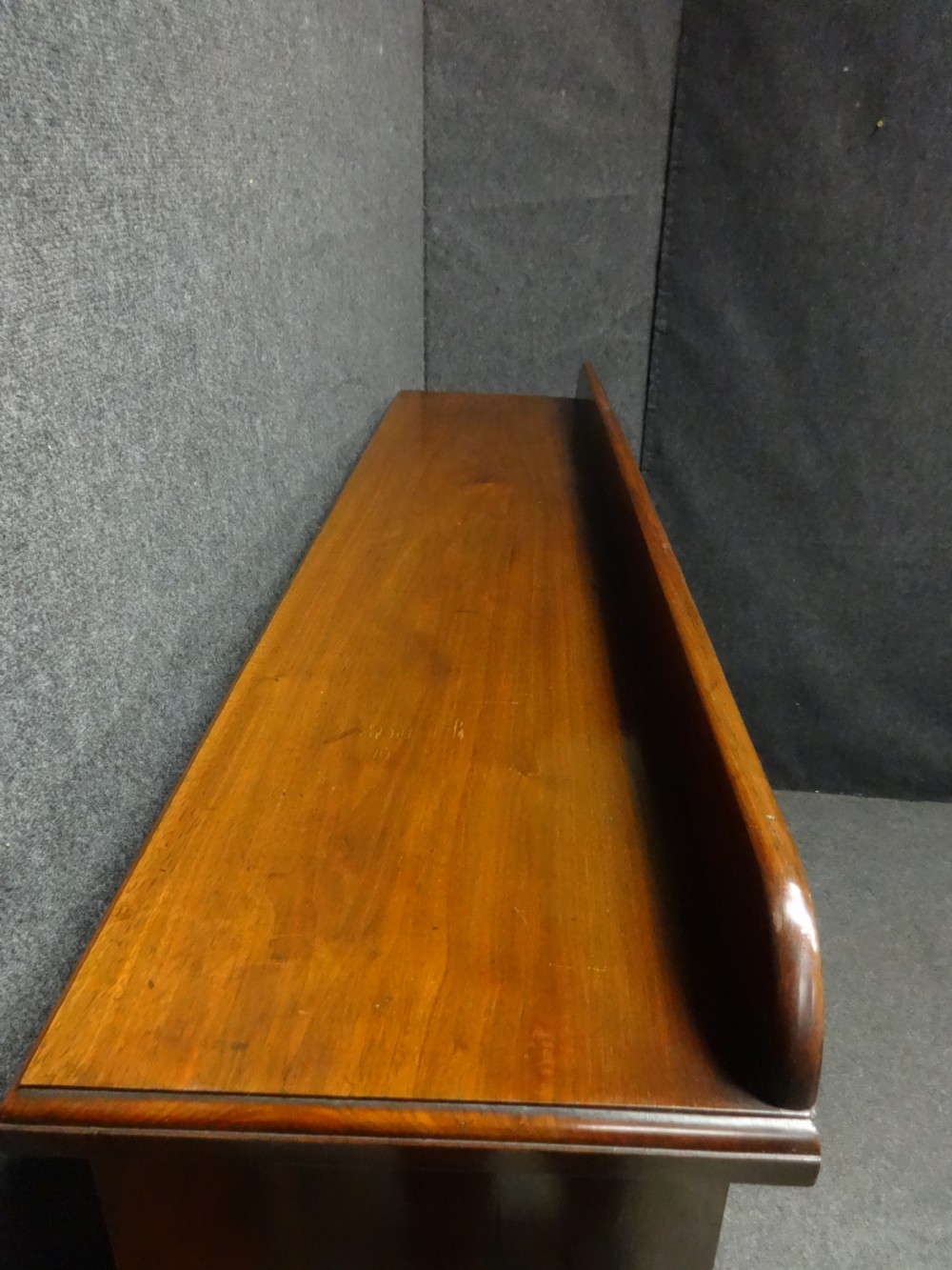 Very Good Walnut Adjustable Open Library Bookcase View VII