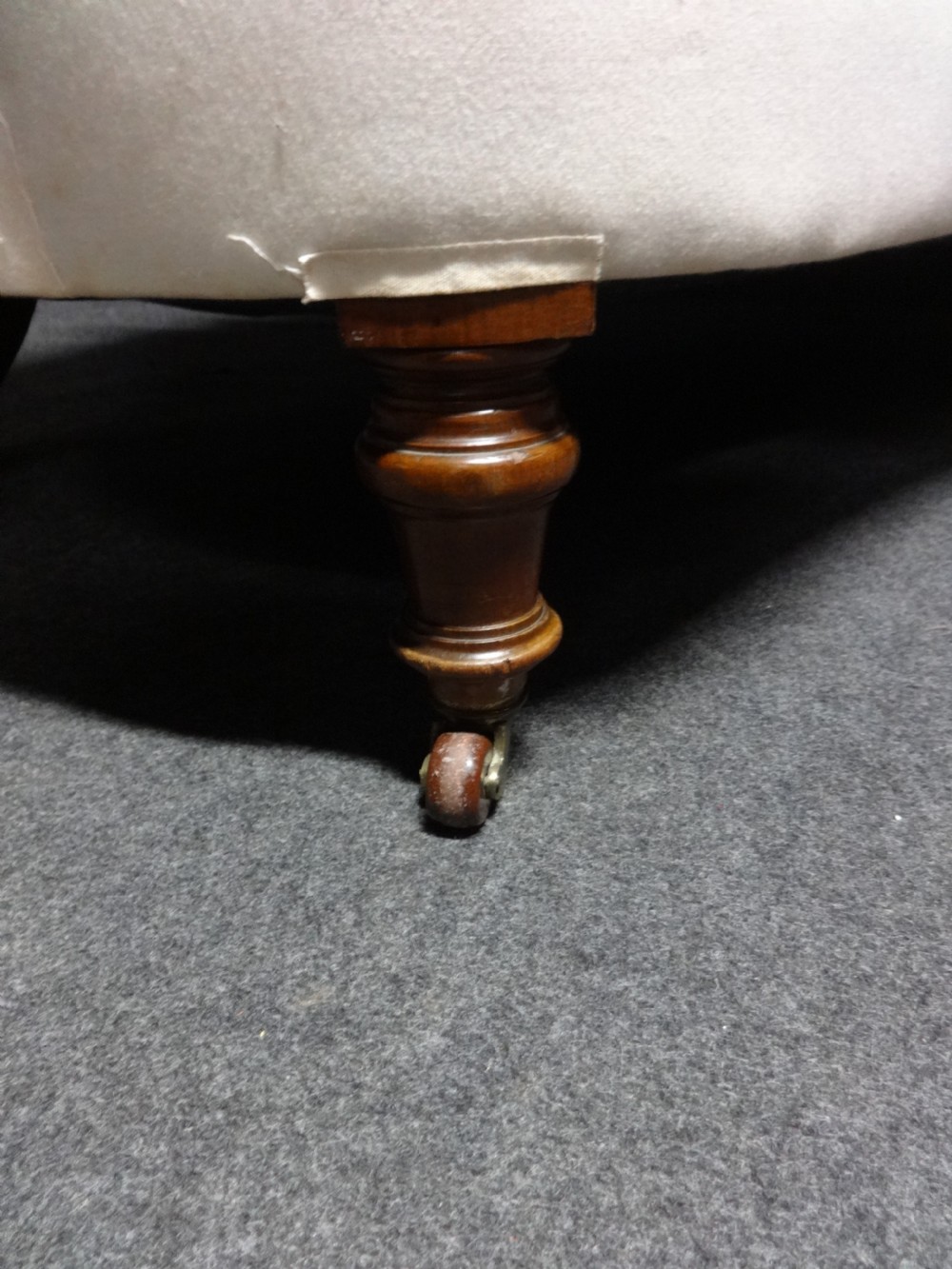 Pretty Kidney Shaped Sofa of Small Proportions View IV