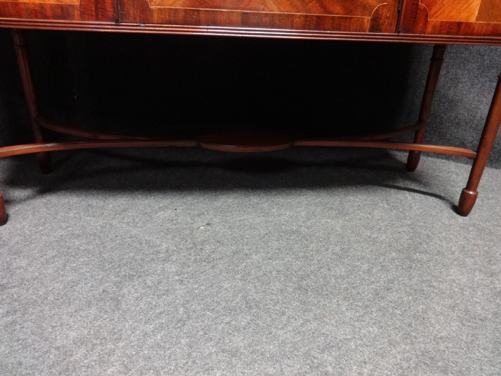 Very Good Mahogany Inlaid Display Cabinet View VI