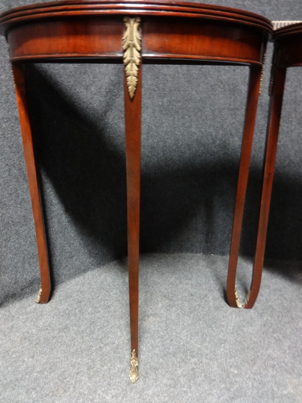 Near Pair Mahogany Console Tables View VI