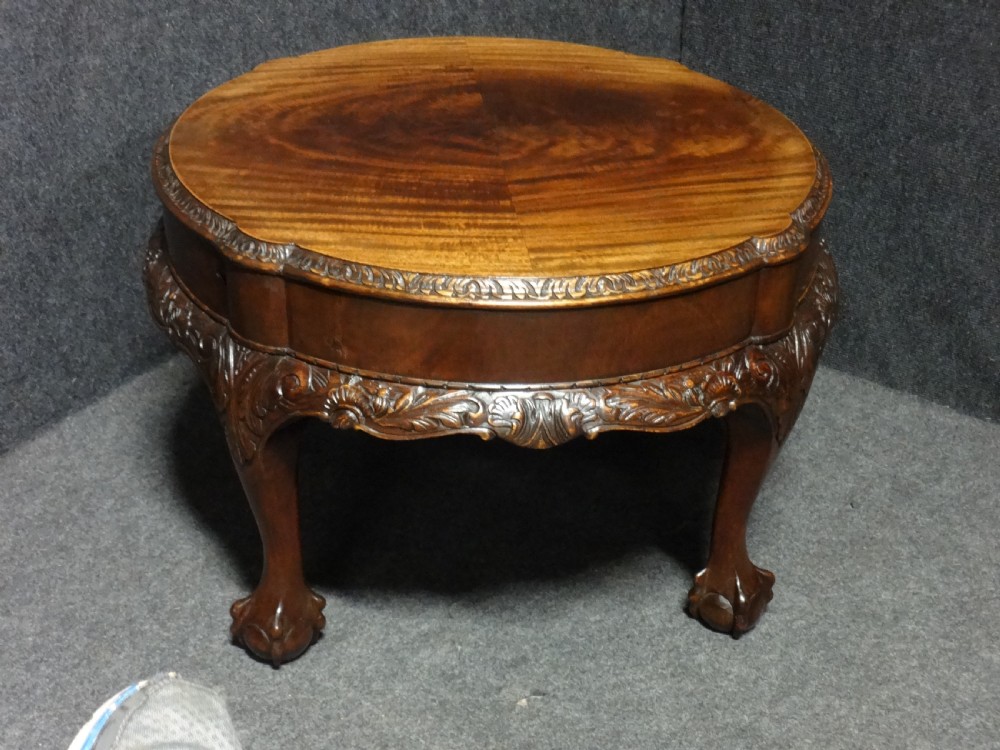 Good Round Mahogany Coffee Table View II