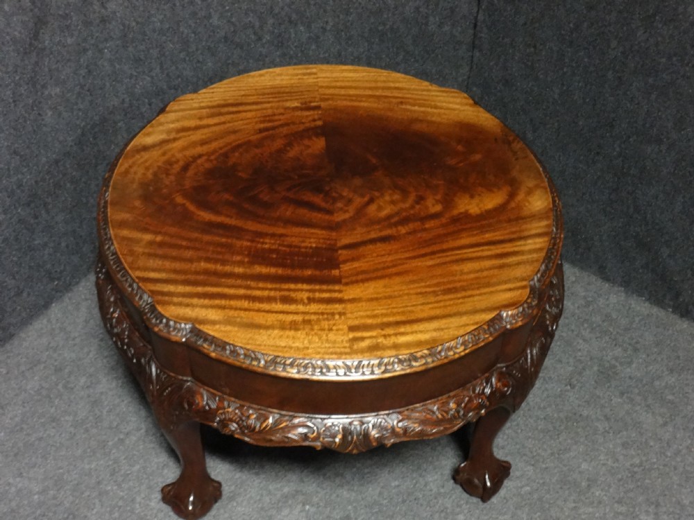 Good Round Mahogany Coffee Table View III