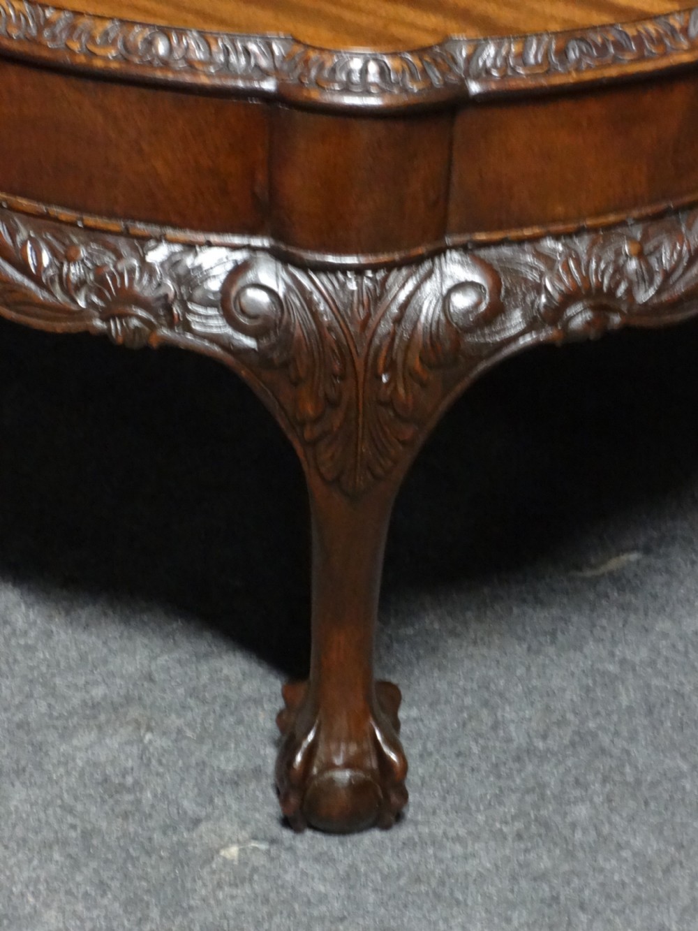 Good Round Mahogany Coffee Table View VI
