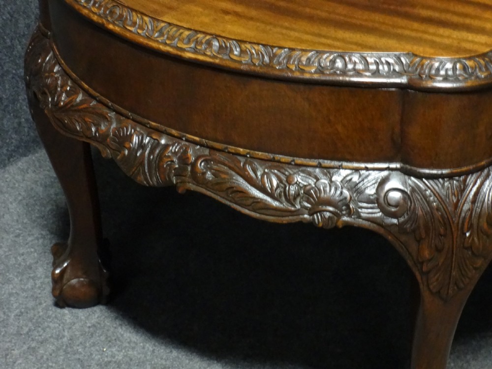 Good Round Mahogany Coffee Table View VII