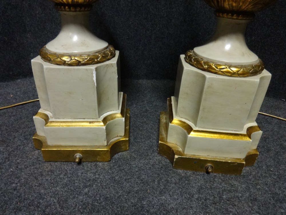 Pair of Large French Table Lamps View IV