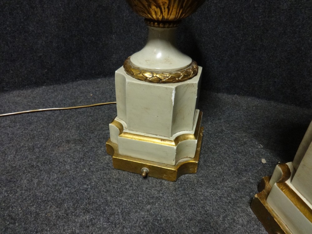 Pair of Large French Table Lamps View VIII