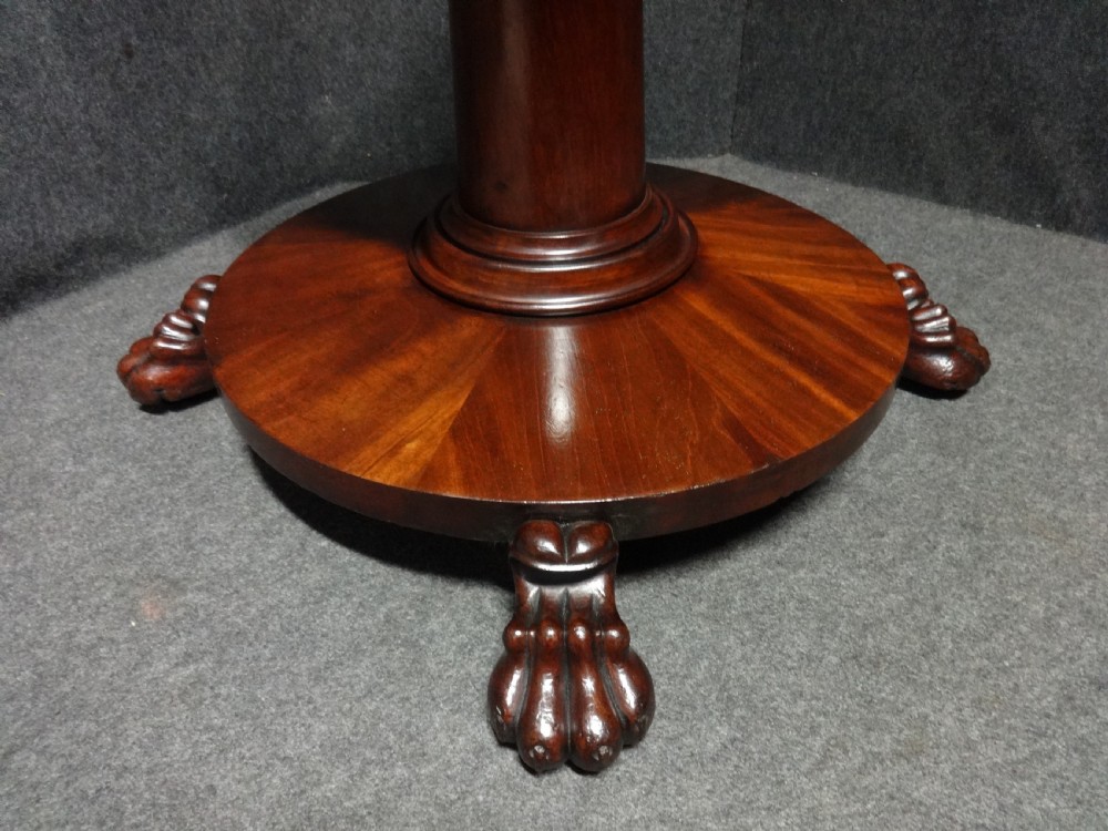 Good Mahogany Pedestal Dining Table View III