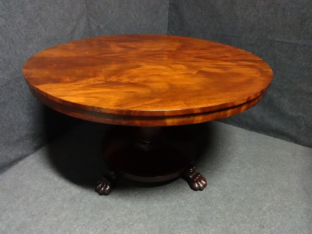 Good Mahogany Pedestal Dining Table View VI