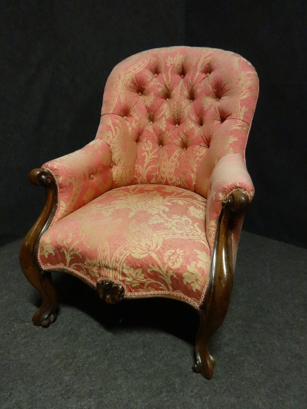 Good Victorian Rosewood Armchair View II