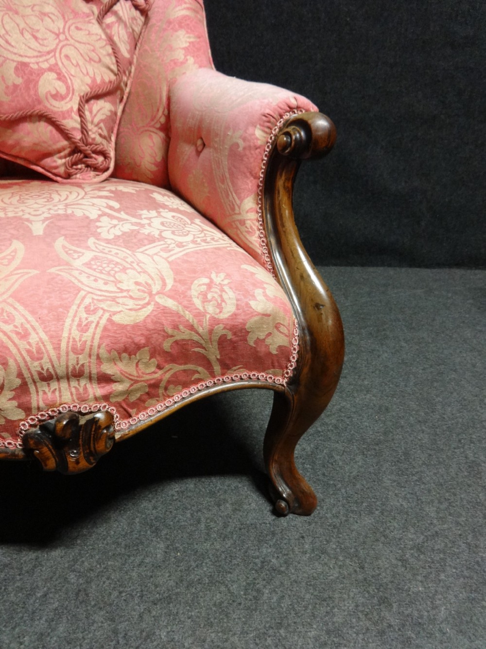 Good Victorian Rosewood Armchair View III