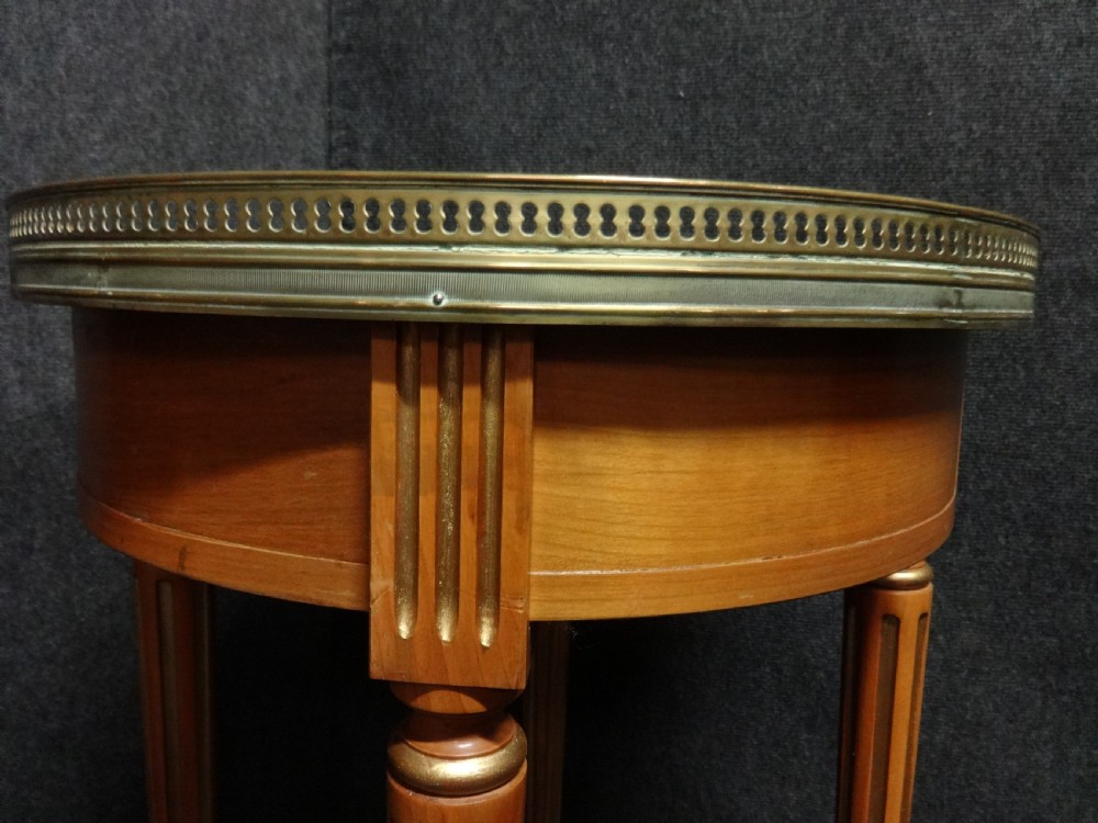 A Pair Satinwood and Parcel Gilt Gueridon Tables View V