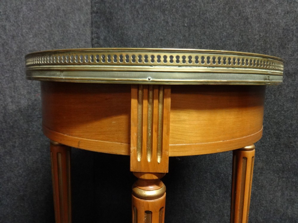 A Pair Satinwood and Parcel Gilt Gueridon Tables View VI
