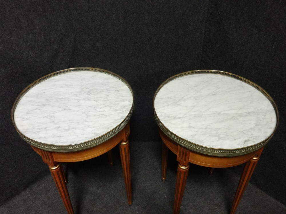 A Pair Satinwood and Parcel Gilt Gueridon Tables View VIII