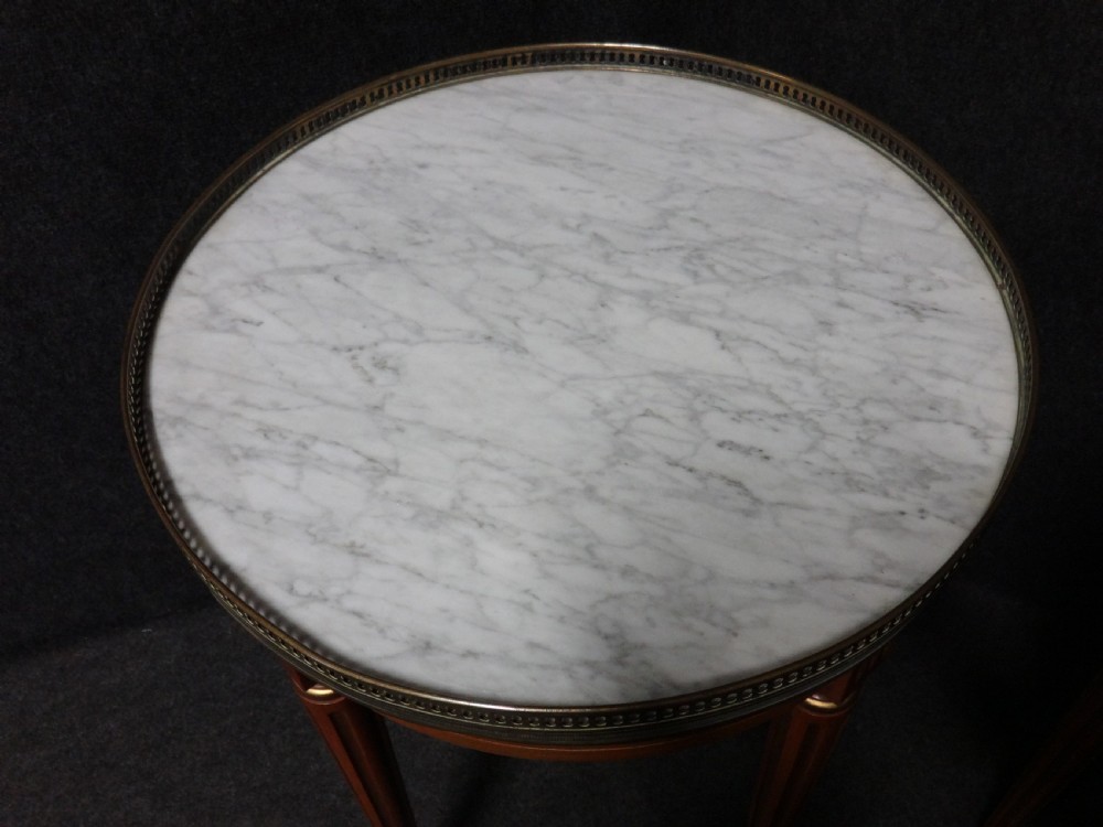 A Pair Satinwood and Parcel Gilt Gueridon Tables View IX