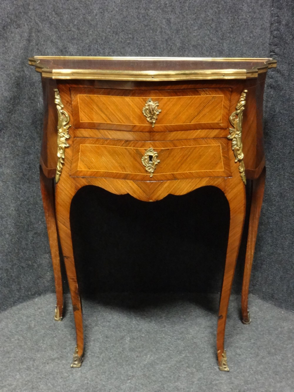 Lovely French Kingwood  Side table Chest of Drawers View II