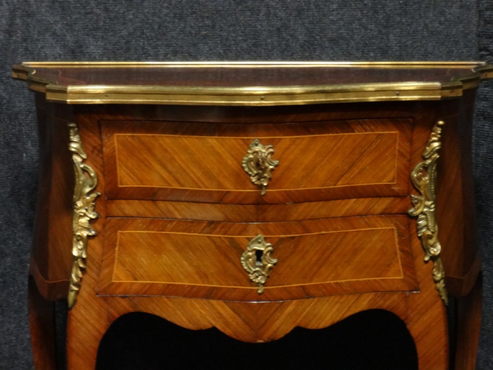 Lovely French Kingwood  Side table Chest of Drawers View III