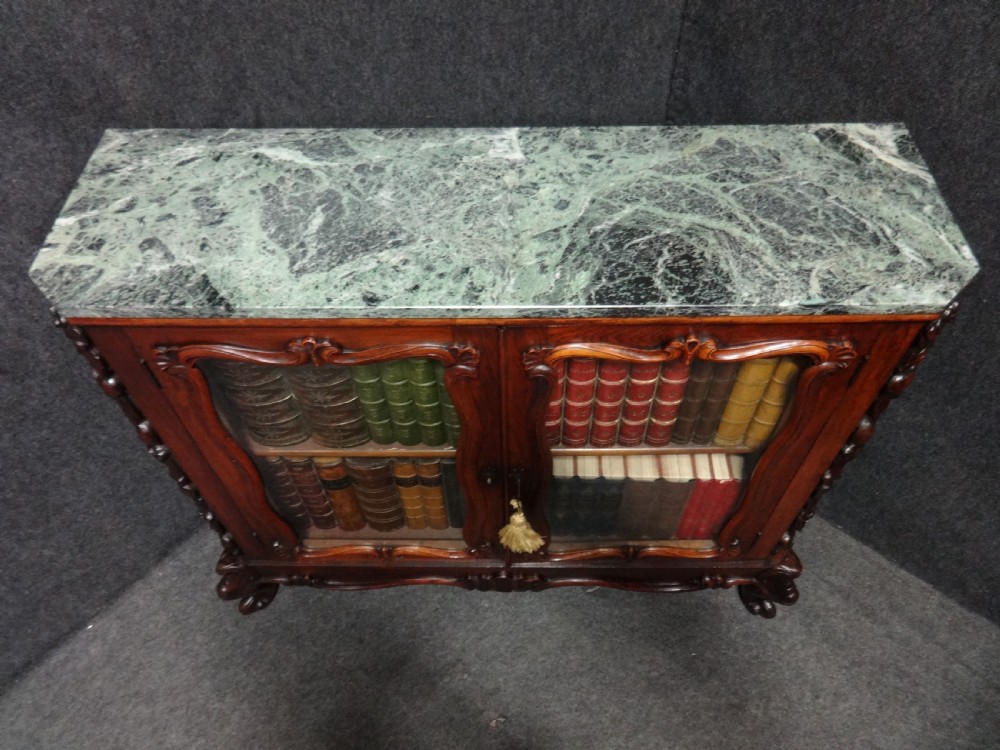 Dwarf Rosewood Folio Bookcase View II