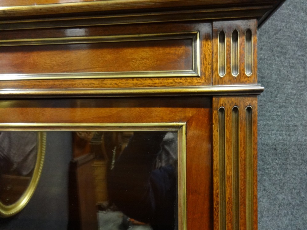 Wonderful Dwarf French Empire Bookcase with Desk  View VII
