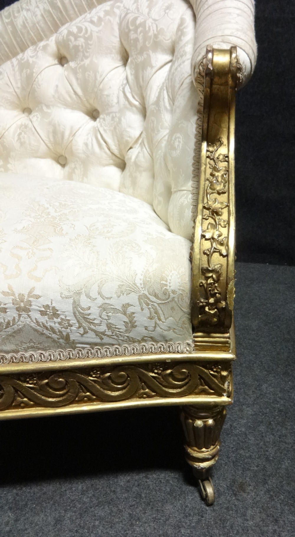 Wonderful Regency Gilt Sofa View III