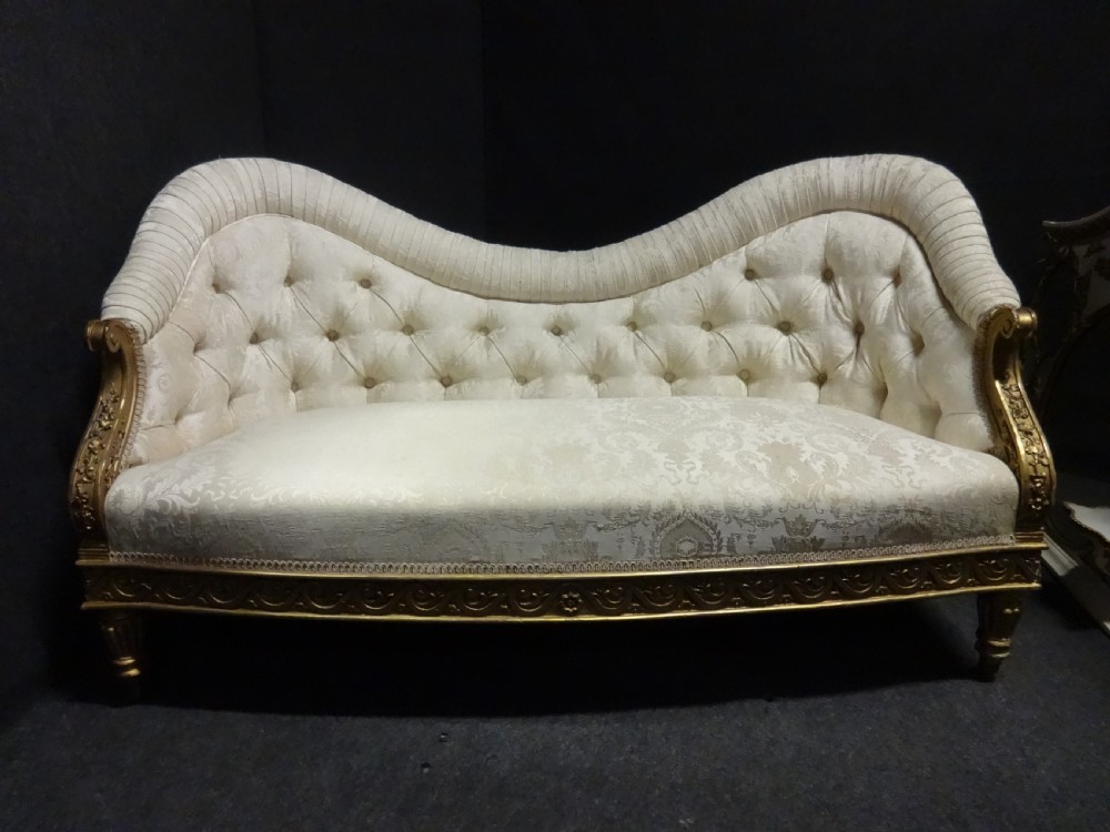 Wonderful Regency Gilt Sofa View IV