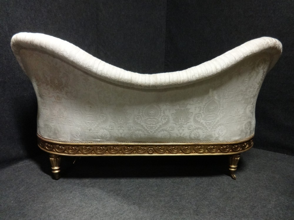 Wonderful Regency Gilt Sofa View VIII