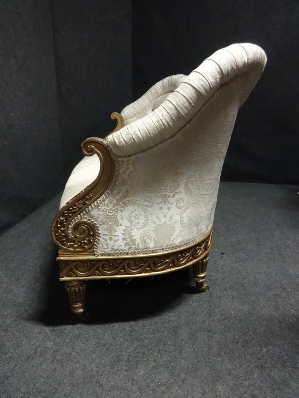 Wonderful Regency Gilt Sofa View XI