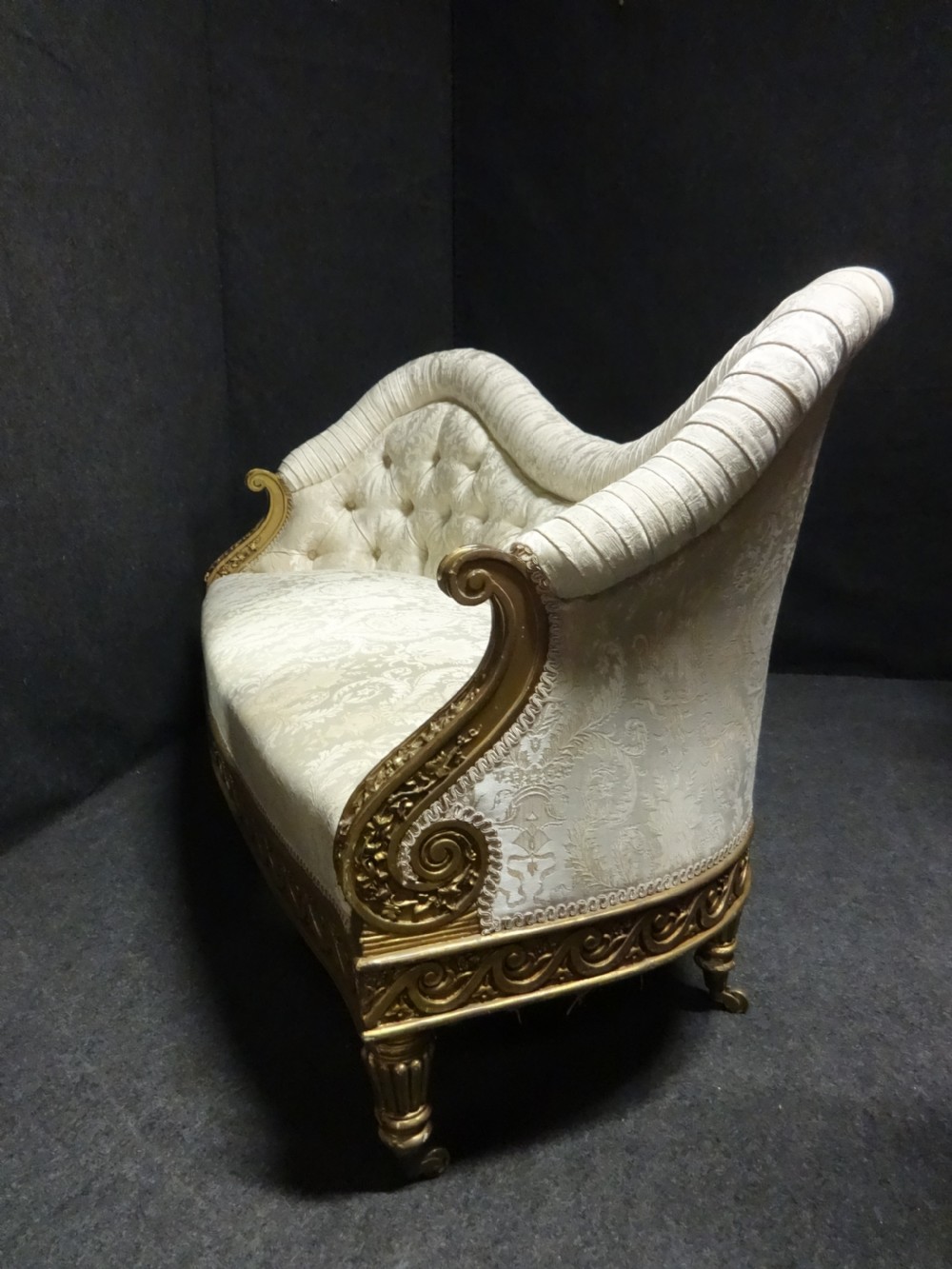 Wonderful Regency Gilt Sofa View XII